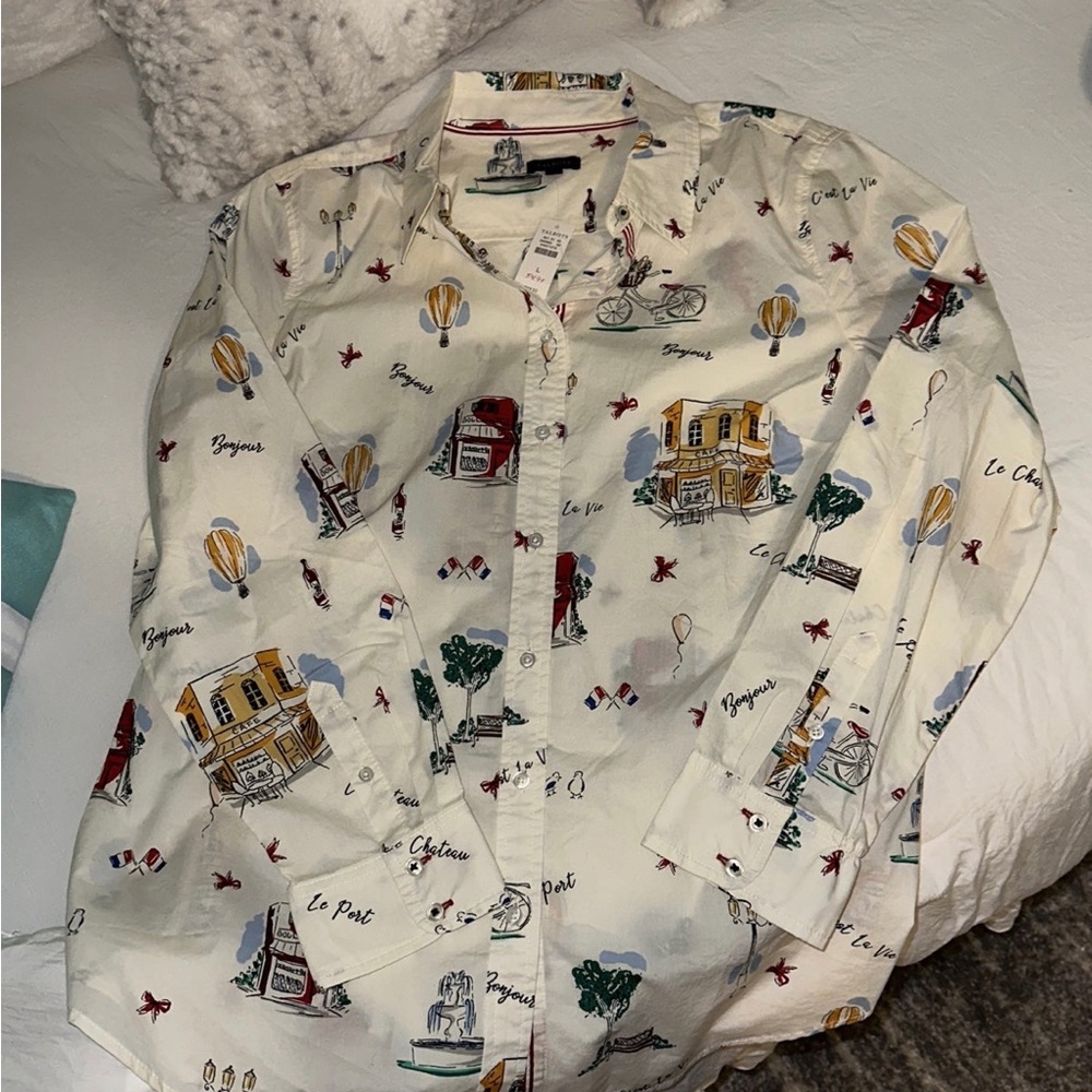 Paris button up shirt